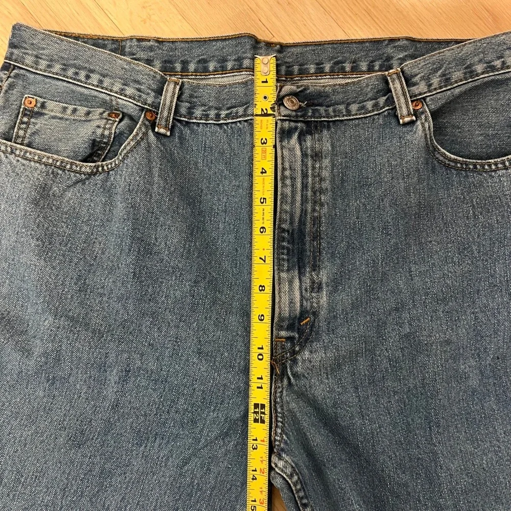 Levis 550 Relaxed Fit Mens Jeans 42x30 Medium‎ Wash Denim Cotton 550-0216 Y2K